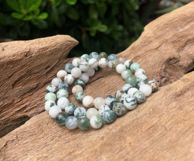 White Moss Agate